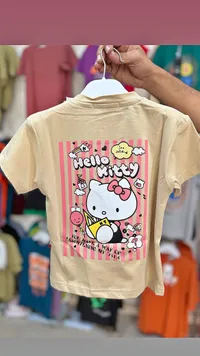 تيشيرت أطفال بطبعة هالو كيتي (Hello Kitty)