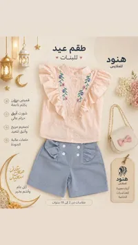 طقم عيد للبنات - هنود للملابس