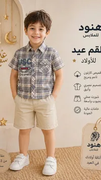 طقم ملابس عيد للأولاد - هنود للملابس