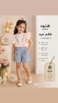 طقم عيد للبنات - هنود للملابس