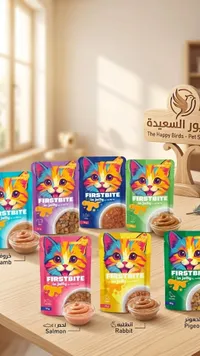 طعام قطط رطب بالجيلي - فيرست بايت من إم بيتس (M-PETS) - سوق غزة