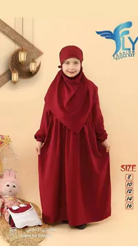 طقم فستان صلاة للبنات - فلاي فاشن (Fly Fashion)
