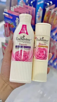 مجموعة لوشن وبودرة معطرة رومانتيك - إنشانتر (Enchanteur)