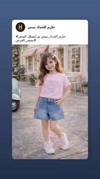 طقم ملابس صيفي للبنات - حازم الحداد سنتر
