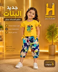 طقم ملابس صيفي للبنات - حازم الحداد سنتر (Hazem)