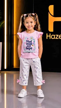 طقم ملابس صيفي للبنات - هازل (Hazel)
