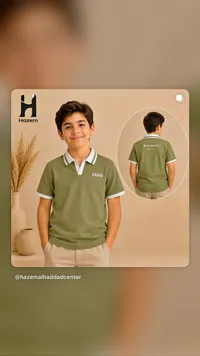 تيشيرت بولو ولادي - حازم (Hazem)