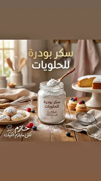 سكر بودرة للحلويات - حازم