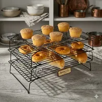 رف تبريد المخبوزات ثلاثي الطبقات - بيكرز آند كو (Bakers & Co.)