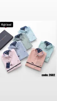 قمصان رجالية مقلمة - تومي هيلفيغر (Tommy Hilfiger)