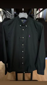 قميص رجالي كلاسيكي أسود - رالف لورين (Ralph Lauren)
