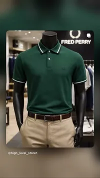 قميص بولو رجالي كلاسيكي - فريد بيري (Fred Perry)