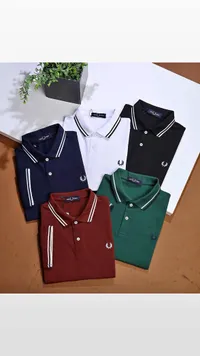 قميص بولو رجالي كلاسيكي - فريد بيري (Fred Perry)