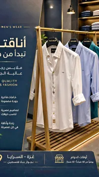 قمصان رجالية كلاسيكية - بلو ريفر (Blue River)