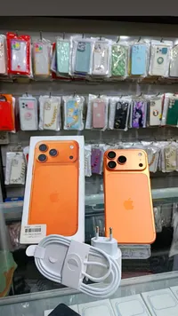 غطاء جوال آيفون برتقالي - Apple
