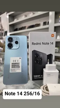 هاتف ريدمي نوت 14 - سعة 256 جيجابايت و16 جيجابايت رام (Xiaomi)