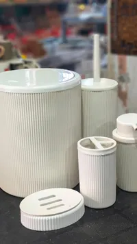 طقم إكسسوارات حمام متكامل - 5 قطع