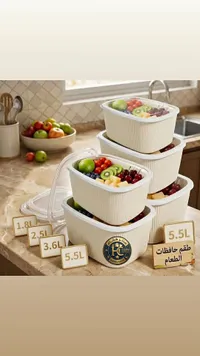 طقم حافظات طعام - سنتر هشام