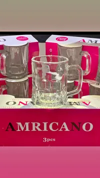طقم أكواب زجاجية - أمريكانو (Amricano)