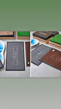 ممسحة أرجل ترحيبية مانعة للانزلاق