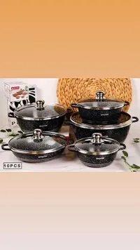 طقم قدور جرانيت 10 قطع (Yumak)
