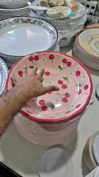 طبق تقديم بتصميم الكرز (طبق تقديم)