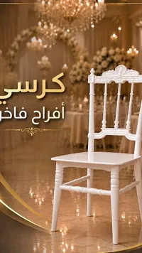 كرسي أفراح فاخر