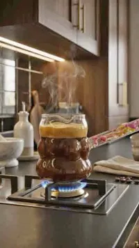 إبريق قهوة زجاجي
