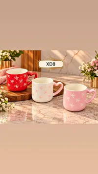 أكواب بتصميم فيونكات (XD8)