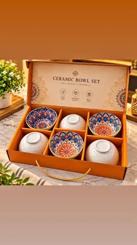 طقم أطباق سيراميك (Ceramic Bowl Set)