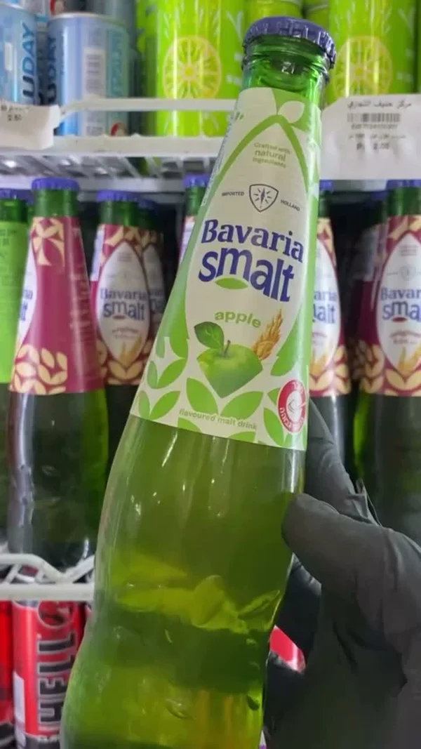 مشروب شعير بنكهة التفاح - بافاريا سمولت (Bavaria) - مواد غذائية وبقالة - سوق غزة