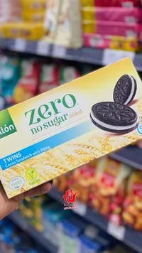 زيرو تويينز - بسكويت كاكاو بحشوة بدون سكر مضاف
