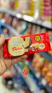 Lajio Poker - ويفر بالشوكولاتة والفول السوداني