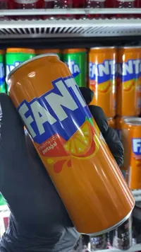 مشروب غازي بنكهة البرتقال - فانتا (Fanta)