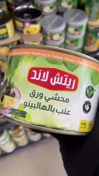 محشي ورق عنب بالهاليبينو - ريتش لاند