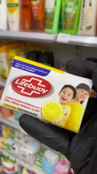 صابون استحمام بالليمون المنعش - لايف بوي (Lifebuoy)
