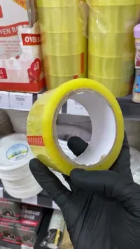 شريط لاصق شفاف عريض
