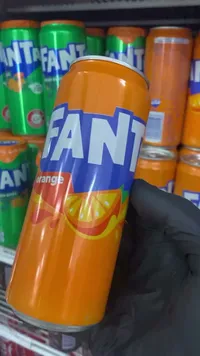 مشروب غازي بنكهة البرتقال - فانتا (Fanta)