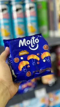 كرواسون ميني محشو بالكاكاو والبندق - مولتو (Molto)