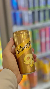 مشروب شعير غازي بنكهة الأناناس الذهبي - شيبس (Schweppes)
