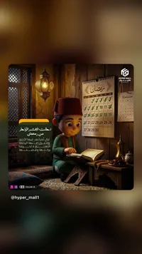 حملة رمضان - طفل يقرأ القرآن