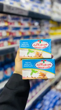جبن طري نباتي الدهن بطعم القشطة - عبور لاند (Obour Land)