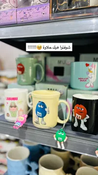 مج سيراميك بتصاميم كرتونية متنوعة