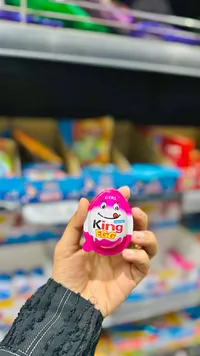 بيضة الشوكولاتة والمفاجآت للبنات - كينج إيج (King Egg)