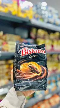 بسكويت محشو بكريمة الكاكاو - بيسكريم (Biskrem)