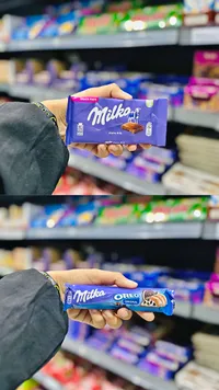 شوكولاتة بالحليب أوريو - ميلكا (Milka)