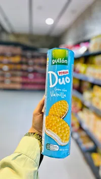 بسكويت محشو بكريمة الفانيليا - ميجا ديو من غولون (Gullón)