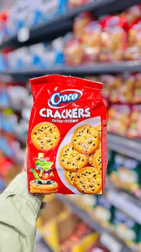 بسكويت كراكرز بالسمسم - كروكو (Croco)