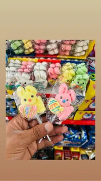 مارشميلو على شكل أرنب بالعيد