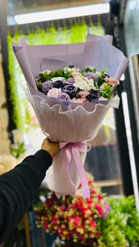 ضمة ورد فاخرة - باقة مختلطة
